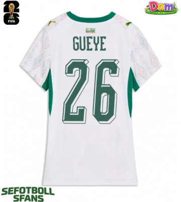 Senegal Pape Gueye #26 Hemmatröja Kvinnor VM 2026 Kortärmad